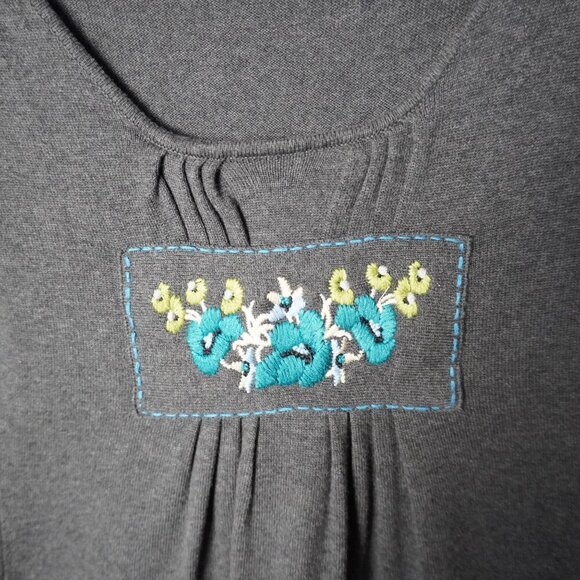 Nick & Mo Floral Embroidered Ruffle Sleeve Mini Dress - Picture 3 of 11